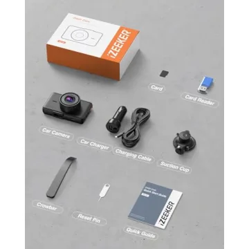 Premium iZEEKER 2.5K Dash Cam with Free 32GB Card
