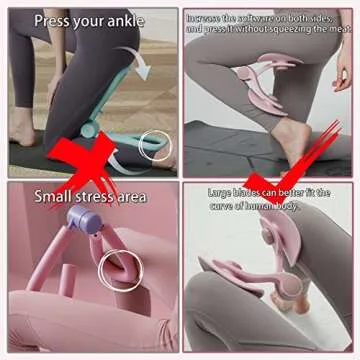 Kegel Sports Products/Female Thigh Master/Thigh Trainer/Pelvic Floor Muscle Trainer/Inner Thigh Toner/Postpartum Rehabilitation Pelvic Floor/Family Fitness Sports Equipment (Pink)