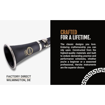 Professional Herche Superior Bb Clarinet X3 for All Musicians