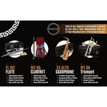 Professional Herche Superior Bb Clarinet X3 for All Musicians