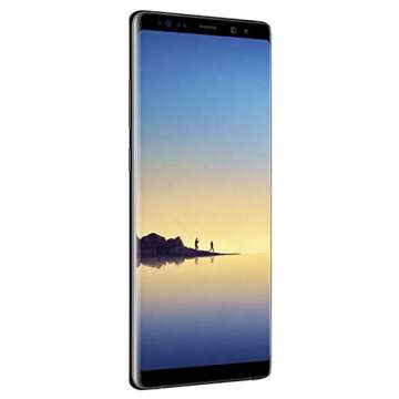 Samsung Galaxy Note 8, 64GB, Midnight Black - Fully Unlocked (Renewed)