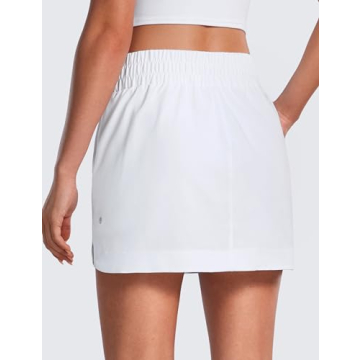 CRZ YOGA Women's High Waisted Golf Skirt - Comfort & Style