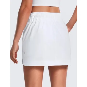 CRZ YOGA Women's High Waisted Golf Skirt - Comfort & Style