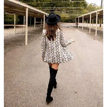 Chic Women Snakeskin Blazer for Versatile Fashion