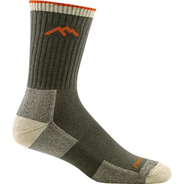 Darn Tough Coolmax Micro Crew Cushion Socks - Men's (Olive, Large)