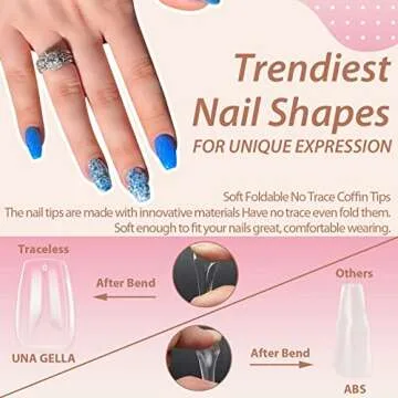 UNA GELLA Nail Gel Kit for Stunning At-Home Nails