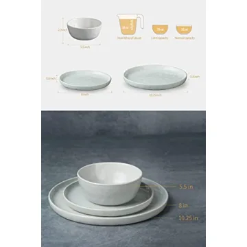 Famiware 12-Piece Mars Dinnerware Set for All Occasions