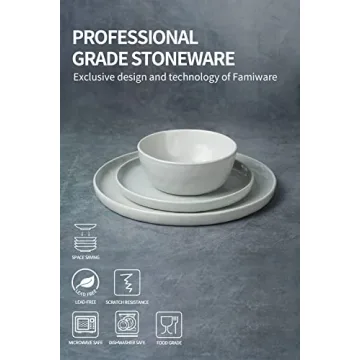 Famiware 12-Piece Mars Dinnerware Set for All Occasions