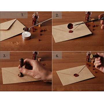 Yoption Antique Fire Sealing Wax Sticks for Crafting