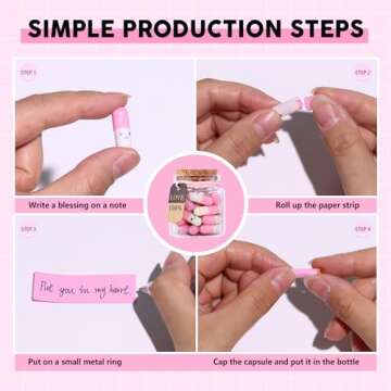 Capsule Letters Message in Bottle - Meaningful Gift