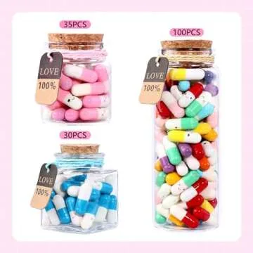 Capsule Letters Message in Bottle - Meaningful Gift