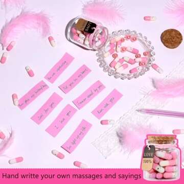 Capsule Letters Message in Bottle - Meaningful Gift