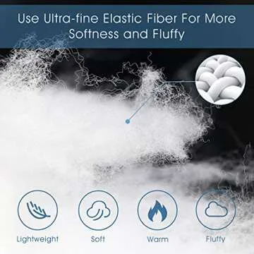 COSYTREE All Seanson California King Size Quilted Down Alternative Comforter-2100 Series Duvet Insert with Corner Tabs,Softness and Fluffy (White,Cal King,96"x104")