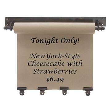 Kalalou Hanging Note Roll with Clips - Stylish Note Organizer