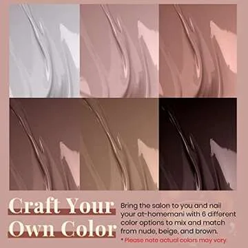 Beetles Gel Nail Polish Set - Neutral Colors for Chic Looks