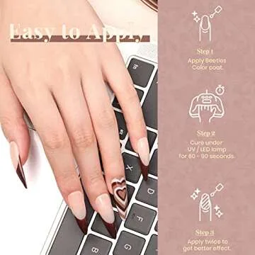 Beetles Gel Nail Polish Set - Neutral Colors for Chic Looks