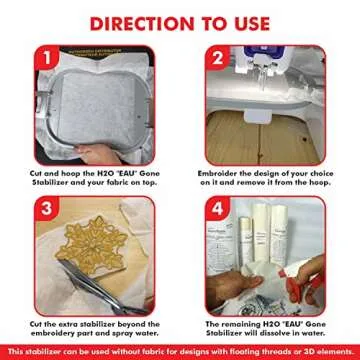 Superpunch Wash Away Stabilizer for Perfect Embroidery