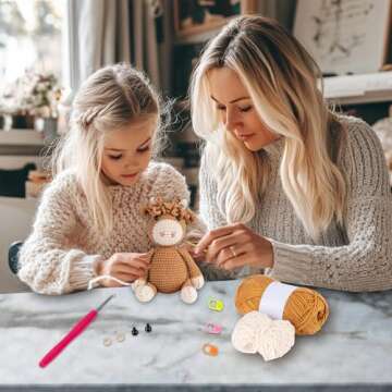 Woiqeuwr Highland Cow Crochet Kit for Beginners