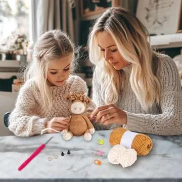 Woiqeuwr Highland Cow Crochet Kit for Beginners