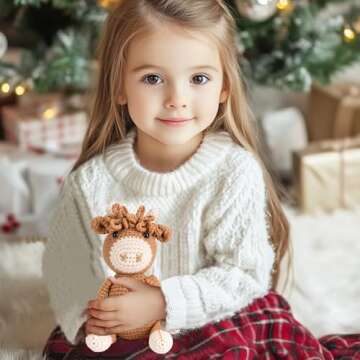 Woiqeuwr Highland Cow Crochet Kit for Beginners