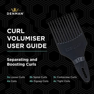 Jack Dean Curl Volumiser Comb for Enhancing Curls