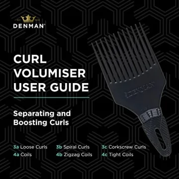 Jack Dean Curl Volumiser Comb for Enhancing Curls