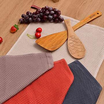 BALCONY & FALCON Waffle Weave Dish Towels for Cleanliness and Style