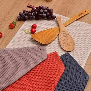 BALCONY & FALCON Waffle Weave Dish Towels for Cleanliness and Style