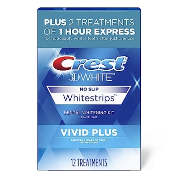 Crest 3DWhitestrips Vivid Plus Teeth Whitening Kit
