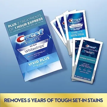Crest 3DWhitestrips Vivid Plus Teeth Whitening Kit