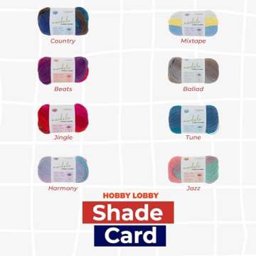 Lion Brand Yarn for Crocheting & Knitting – Soft Yarn Skein – 350 Yards of 100% Acrylic Yarn for Crocheting Blankets, Hats, & More – DIY Handcrafting Accessories – Set of 3