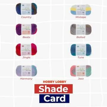 Lion Brand Yarn for Crocheting & Knitting – Soft Yarn Skein – 350 Yards of 100% Acrylic Yarn for Crocheting Blankets, Hats, & More – DIY Handcrafting Accessories – Set of 3