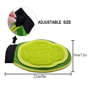Pet Hair Remover Mitt - Grooming Glove for Cats and Dogs