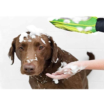 Pet Hair Remover Mitt - Grooming Glove for Cats and Dogs