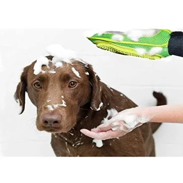 Pet Hair Remover Mitt - Grooming Glove for Cats and Dogs