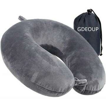 Memory Foam Travel Pillow | Lightweight & Compact