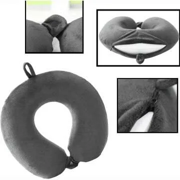 Memory Foam Travel Pillow | Lightweight & Compact