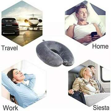 Memory Foam Travel Pillow | Lightweight & Compact