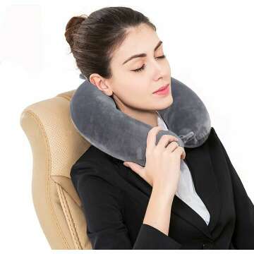 Memory Foam Travel Pillow | Lightweight & Compact