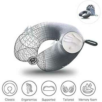 Memory Foam Travel Pillow | Lightweight & Compact