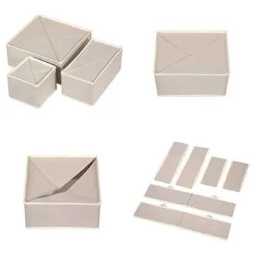 DIOMMELL Cloth Storage Boxes for Baby Clothes & Accessories