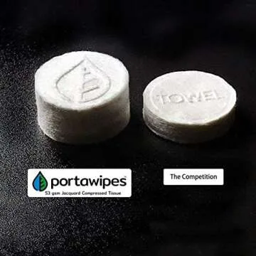 Portawipes Coin Tissues | 100 Pack Portable Hygiene Wipes