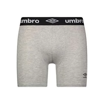 Umbro Mens Boxer Briefs Breathable Cotton Underwear for Men - 6 Pack Cotton Stretch Mens Underwear (Small, Blue/Yellow/Orange)