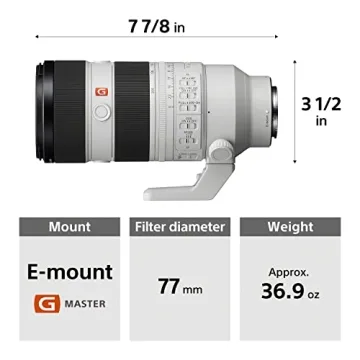 Sony FE 70-200mm F2.8 GM OSS II Telephoto Zoom Lens