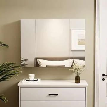 Stylish DICTAC Medicine Cabinet with Mirror & Storage