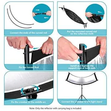 Neewer U-Type Reflector for Professional Studio Photography