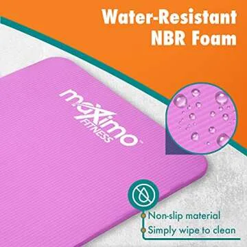 Maximo Fitness Yoga Mat for Yoga, Pilates & Gym