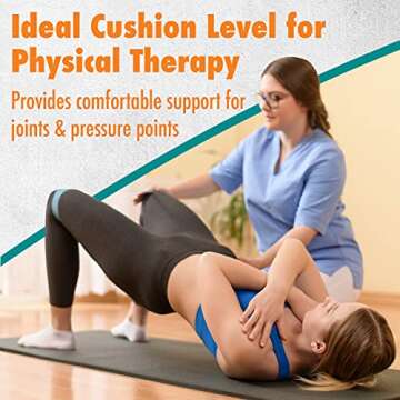 Maximo Fitness Yoga Mat - Multipurpose 72" x 24" x 0.5"(Standard) Exercise Mat for Men, Women and Kids, Ideal Non Slip Workout Mats for Yoga, Pilates, Gym Exercise with Carrying Strap