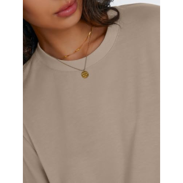 Trendy Queen Women's Oversized Long Sleeve Tee