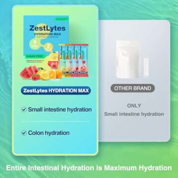 Bold Salty-Sweet Flavor Hydration Powder Packets, Electrolyte Powder Drink Mix, Liquid Everyday IV Drink Mix for Rehydration Max | Sugar Free | 9 Vitamins & Nutrients | 2 Hydration Factors | 16 Sticks